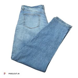 Loft High Waisted Boyfriend Jeans Size 12